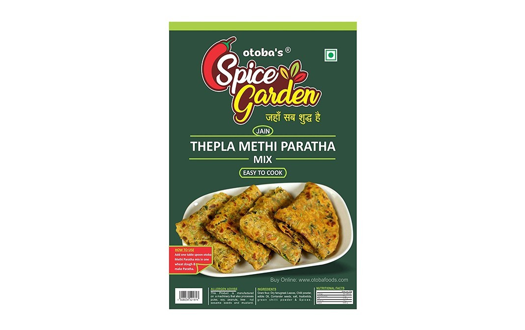 Otoba's Thepla Methi Paratha Mix    Box  300 grams